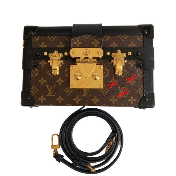 Louis Vuitton Classic Monogram Petite Malle Black - Picture 1 of 8